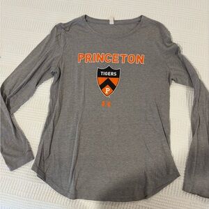 Under Armour Gray Princeton Tigers Long Sleeve Shirt